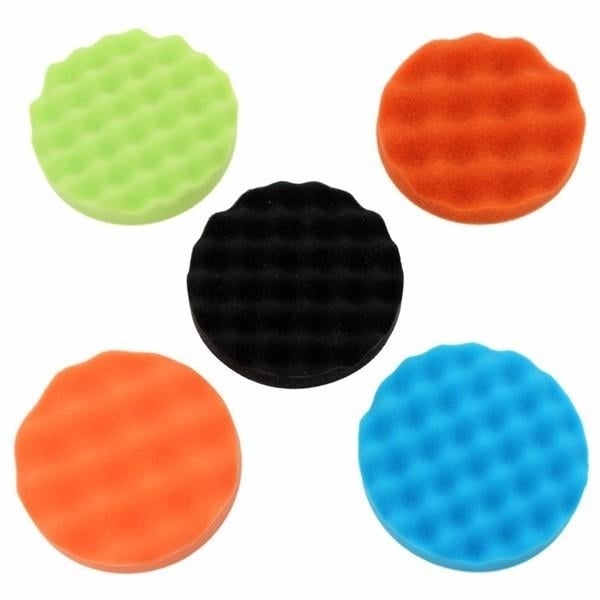 5pcs 6 Inch Sponge Polishing Buffing Pad Kit For Car Polisher Image 3