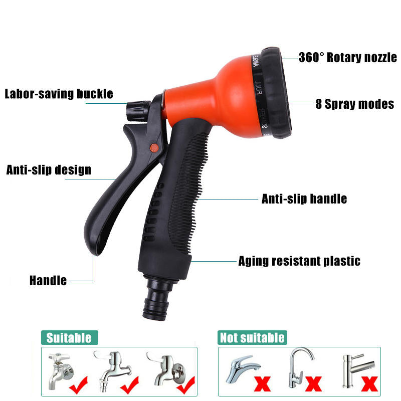 5Pcs Car Washing Kit High Pressure Power Washer Spray Nozzle Watering Garden Image 6