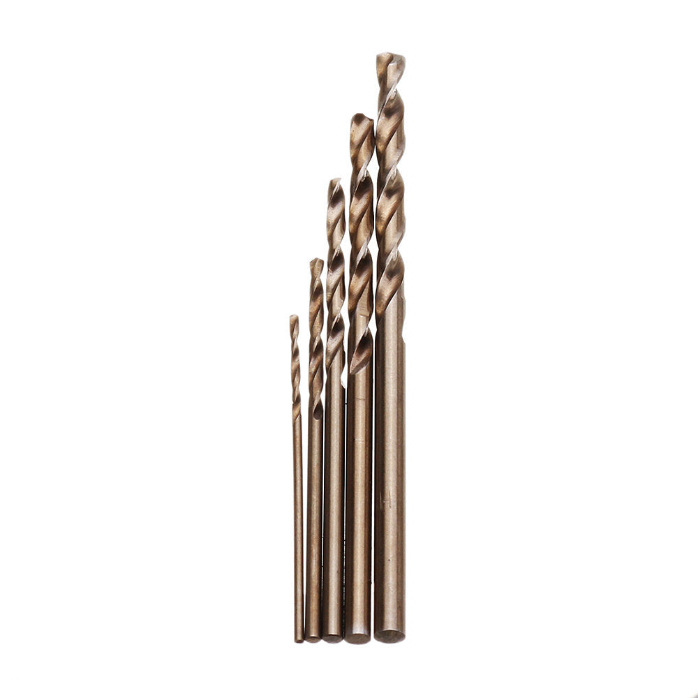 50pcs 1,1.5,2,2.5,3mm HSS M35 Cobalt Twist Drill Bit Image 5