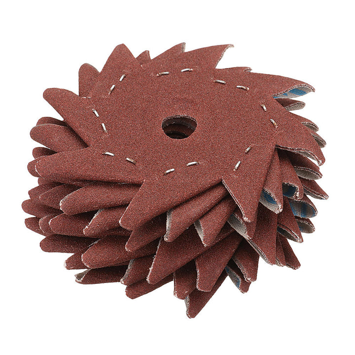 50Pcs 180 Grit Octagonal Abrasive Sandpaper Double Layer Sanding Buffing Tool Image 2