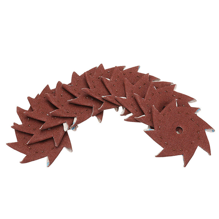 50Pcs 240 Grit Octagonal Abrasive Sandpaper Double Layer Sanding Buffing Tool Image 4