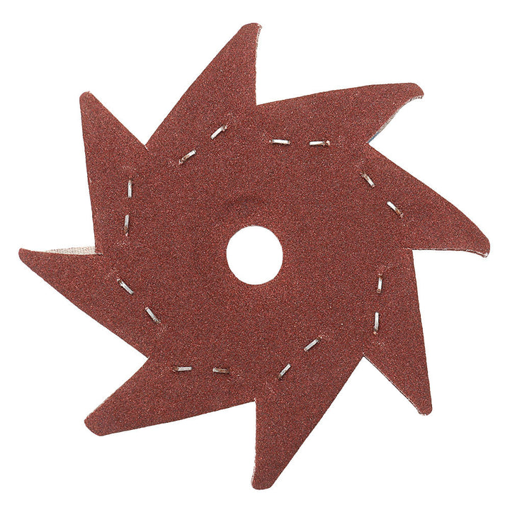 50Pcs 180 Grit Octagonal Abrasive Sandpaper Double Layer Sanding Buffing Tool Image 7