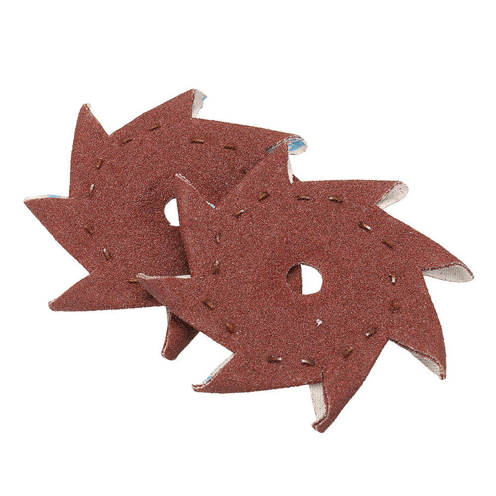 50Pcs 240 Grit Octagonal Abrasive Sandpaper Double Layer Sanding Buffing Tool Image 6