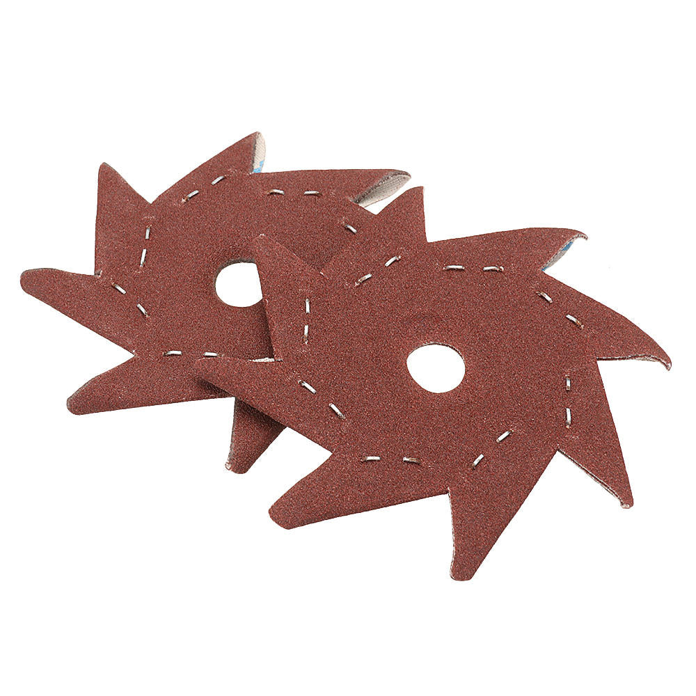 50Pcs 180 Grit Octagonal Abrasive Sandpaper Double Layer Sanding Buffing Tool Image 9