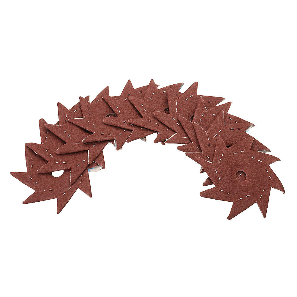 50Pcs 180 Grit Octagonal Abrasive Sandpaper Double Layer Sanding Buffing Tool Image 10