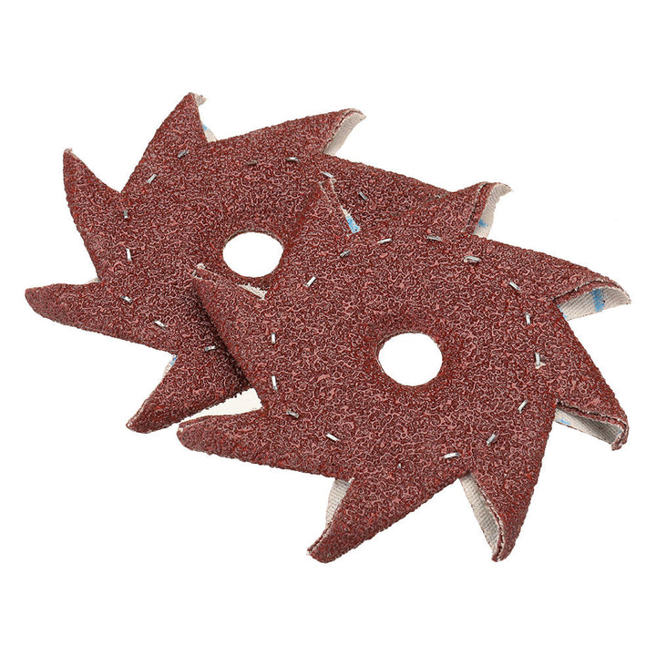 50Pcs 320 Grit Octagonal Abrasive Sandpaper Double Layer Sanding Buffing Tool Image 6