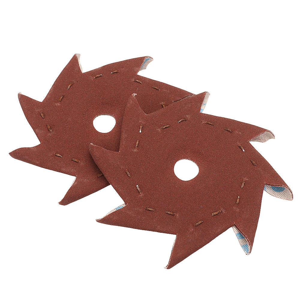 50Pcs 80 Grit Octagonal Abrasive Sandpaper Double Layer Sanding Buffing Tool Image 4