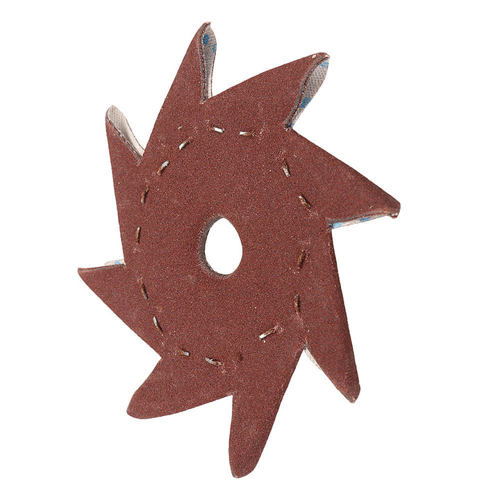 50Pcs 80,120,180,240,320 Grit Octagonal Abrasive Sandpaper Double Layer Sanding Buffing Tool Image 7