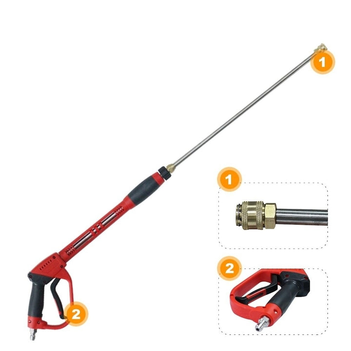 5000 PSI Tool Daily Deluxe Pressure Washer Spear with Replacement Wand Extension and 5 Nozzle Tips Image 3