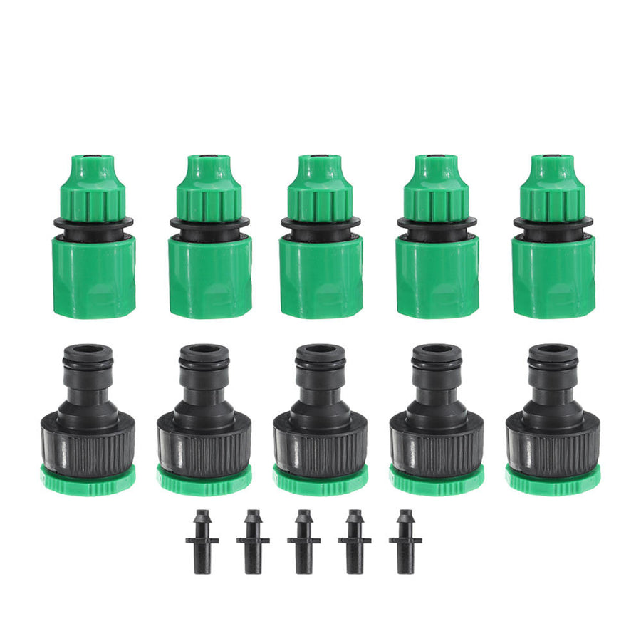 5Pcs Dual-use Connectors Garden Water Quick Couplininch Hose Quick Connectors Garden Pipe Adapters Homebrew Watering Image 1