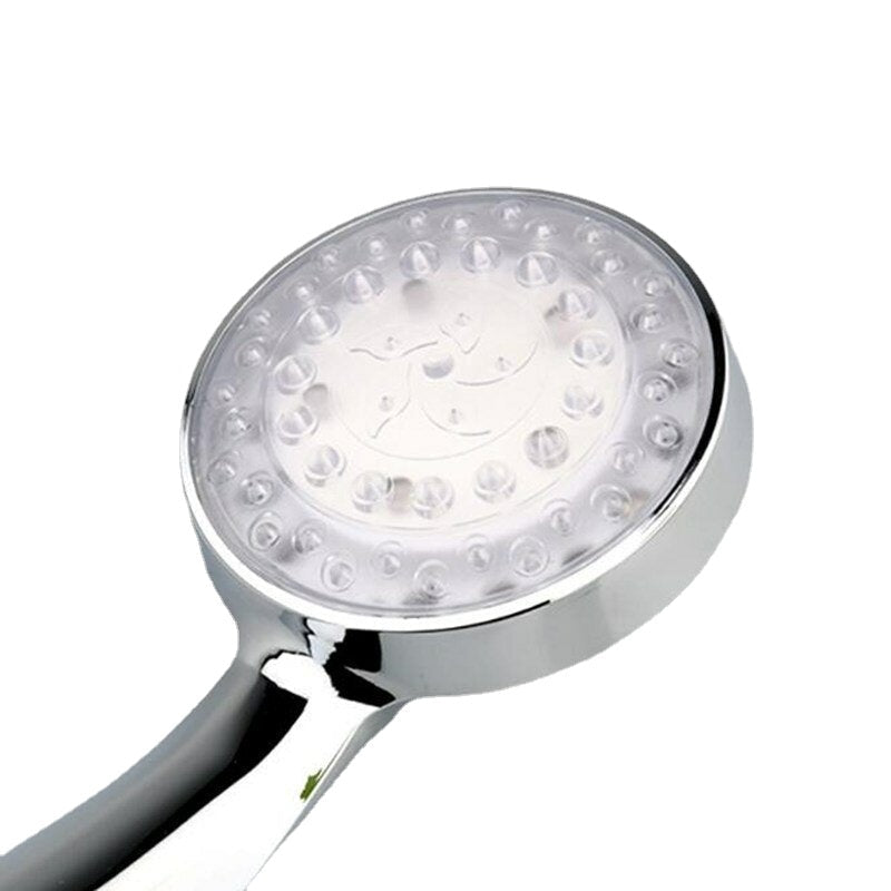 7 Colors Changing LED Light Shower Head Handheld Boosting Filtration Water Image 1