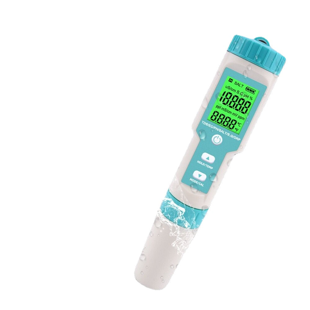 7 in 1 PH,TDS,EC,ORP,Salinity ,S.G,Temperature Meter Water Quality Tester for Drinking Water Aquariums PH Meter Image 2