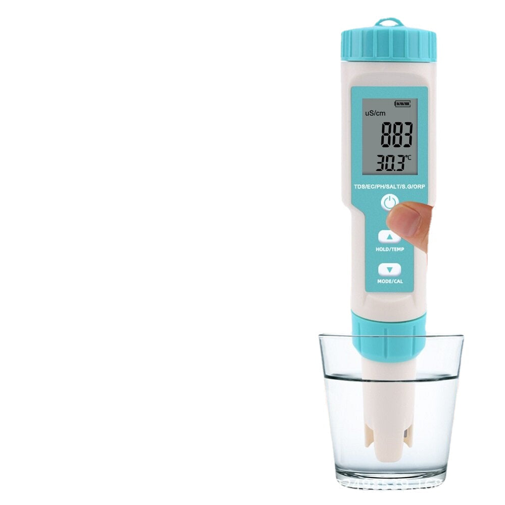 7 in 1 PH,TDS,EC,ORP,Salinity ,S.G,Temperature Meter Water Quality Tester for Drinking Water Aquariums PH Meter Image 3