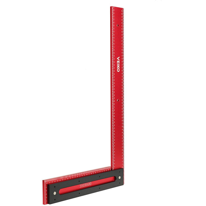 600mm Aluminum Alloy Carpenter Square Framing Square Right Angle Ruler for Woodworking Square Setting Marking Image 4