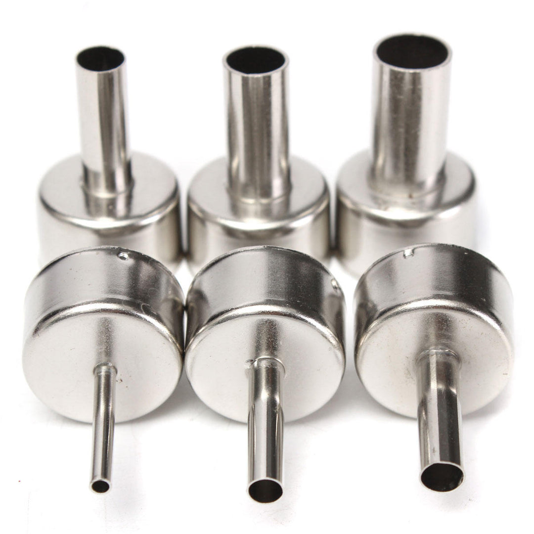 6Pcs 3,5,6,8,10,12mm Circular Nozzles For Hot Air Soldering Station 858A 858D Image 1