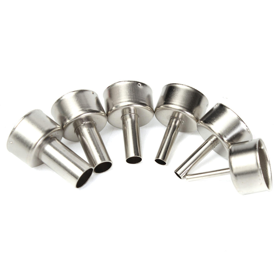 6Pcs 3,5,6,8,10,12mm Circular Nozzles For Hot Air Soldering Station 858A 858D Image 6