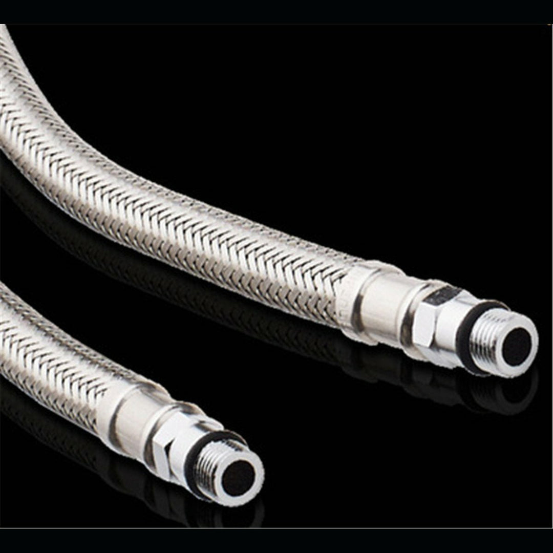 60CM Stainless Steel Braided Pointed Hose Explosion-proof Metal Hose Hot And Cold Water Faucet Inlet Pipe Image 4