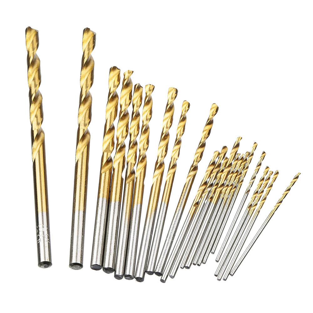 60pcs 1,1.5,2,2.5,3,3.5mm HSS Titanium Coated Twist Drill Bit Set Tools Image 3