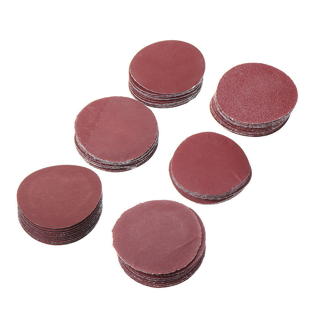 60pcs 50mm Sanding Disc Sandpaper with Backing Pad for Dremel Rotary Tool Image 3