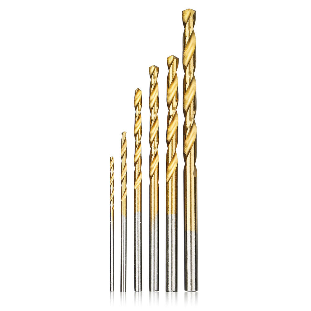 60pcs 1,1.5,2,2.5,3,3.5mm HSS Titanium Coated Twist Drill Bit Set Tools Image 5