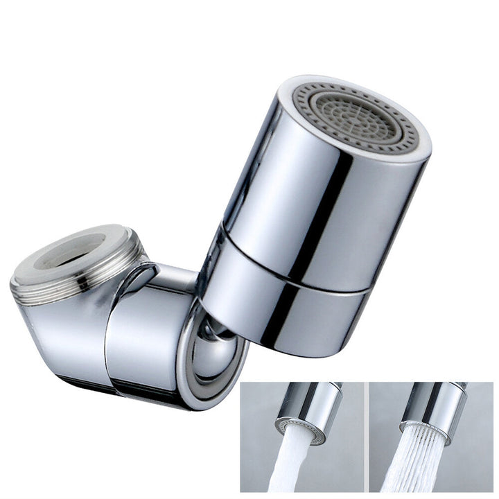 720 Degree Universal Rotating Faucet Tap Filter Tip Water Bubbler Pressurization Dual-function Anti-splash Economizer Image 4