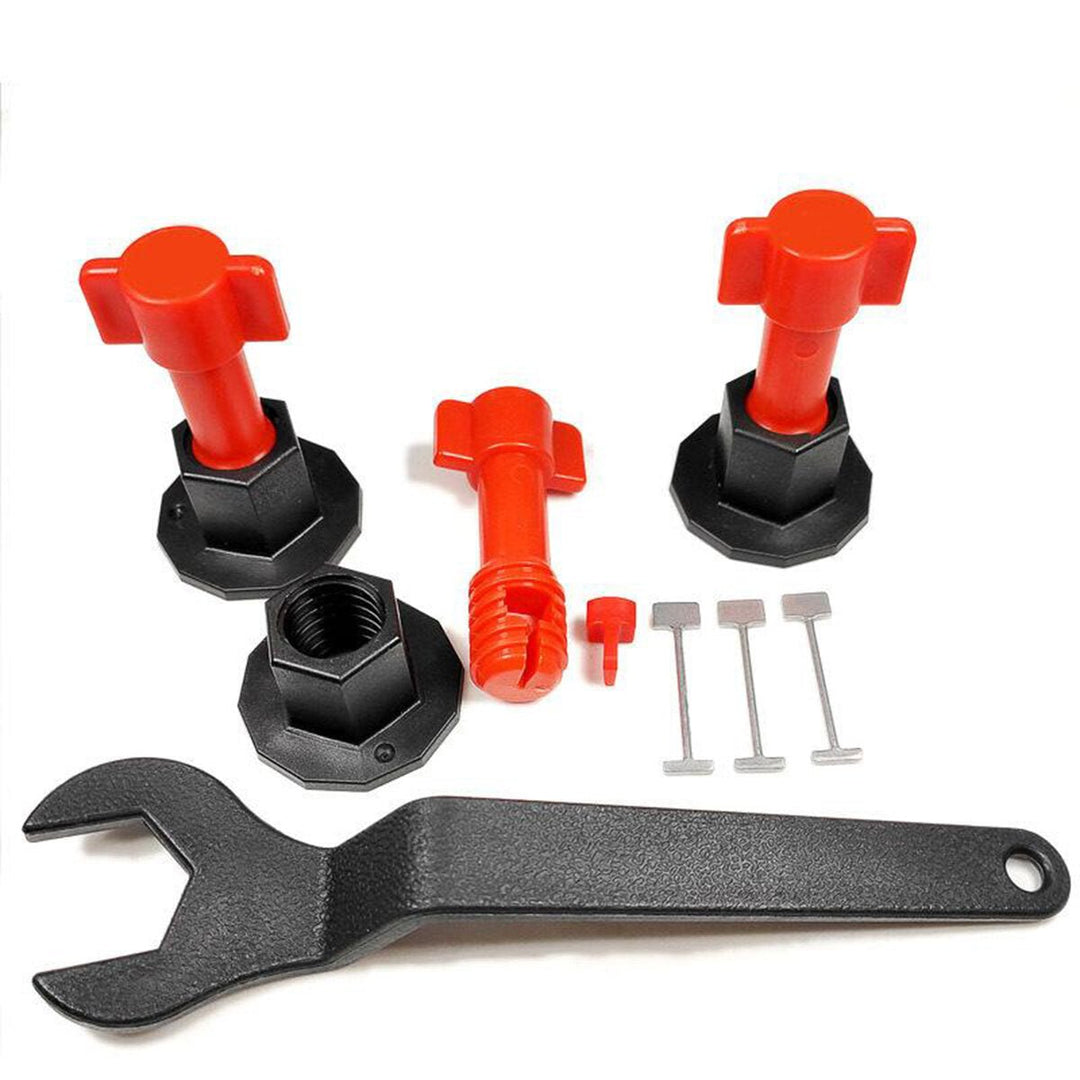 76PCS Tile Leveler Flooring Wall Leveling System Locator Spacer Balance Hand Tool Image 1