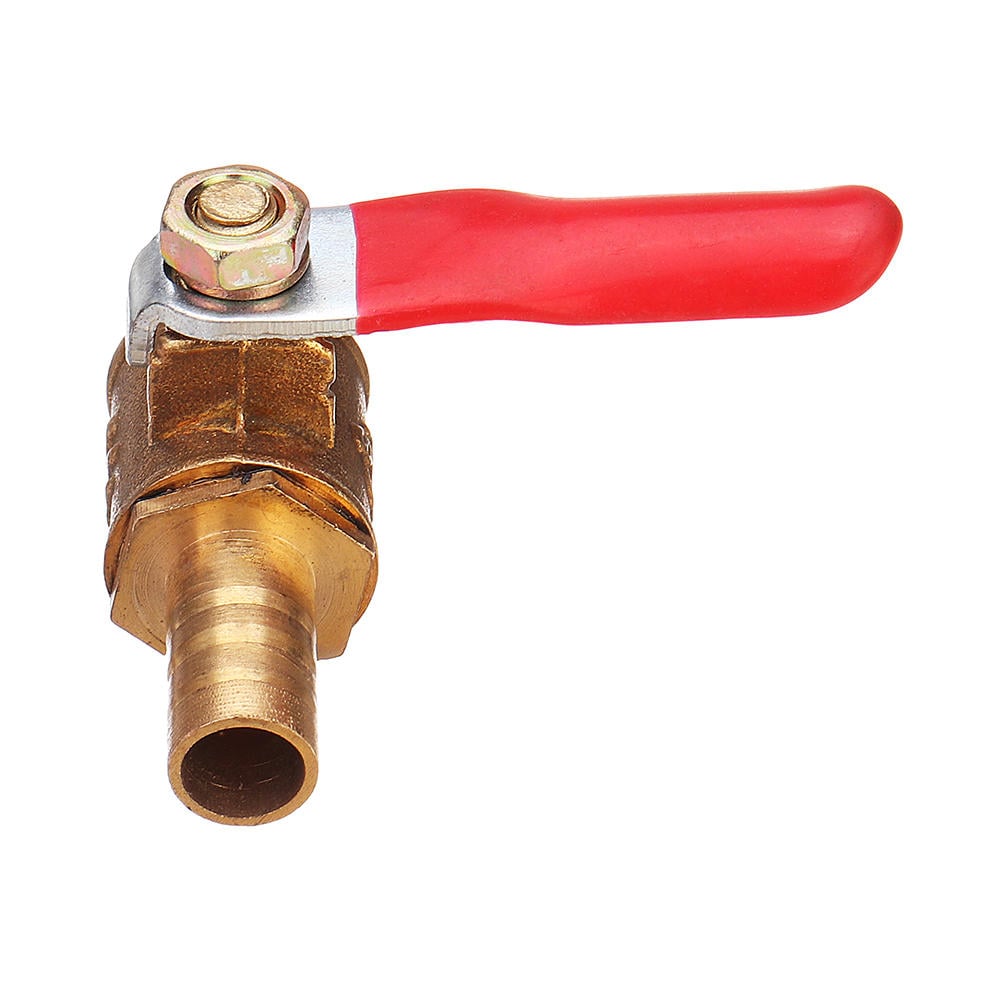 8mm Hose Barb to BSP Male Thread 1,2" 3,8" 1,2" Brass Inline Ball Valve Pipe Hose Coupler Adapter Image 11