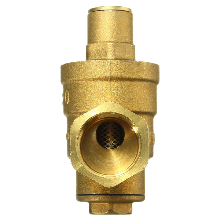 Adjustable Water Heater Pressure Reducing Valve with Gauge Meter Safety Relief Regulator Controller Image 4