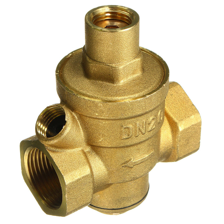 Adjustable Water Heater Pressure Reducing Valve with Gauge Meter Safety Relief Regulator Controller Image 5