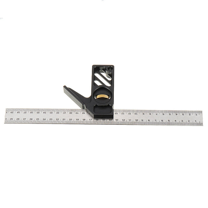 Adjustable 300mm Aluminum Alloy Combination Square 45 90 Degree Angle Scriber Steel Ruler Woodworking Line Locator Ruler Image 5