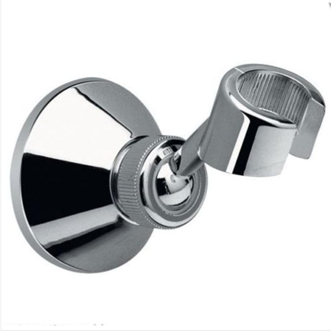 Adjustable Bathroom Shower Head Holder Chrome Finish Wall Mount Stand Bracket 22mm Image 2