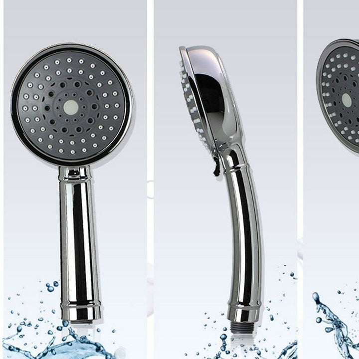 ABS Antique 5 Functions Adjustment Shower Head Pressurize Water Saving Showerhead 360 Rotation Image 2