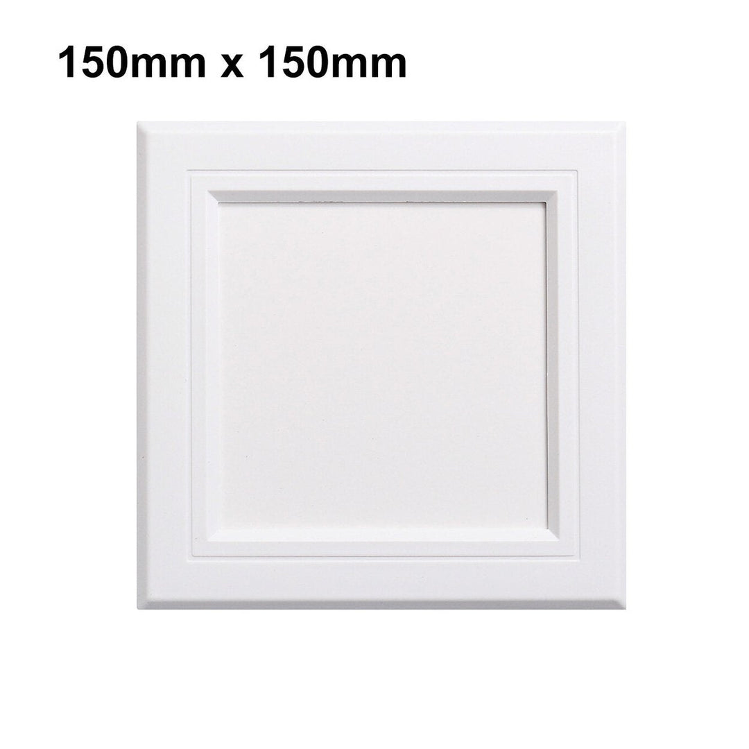 ABS Wall Ceiling Access Panel 7 Sizes White Inspection Plumbing Wiring Door Revision Hatch Cover Image 1