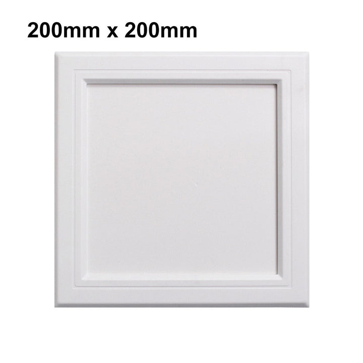 ABS Wall Ceiling Access Panel 7 Sizes White Inspection Plumbing Wiring Door Revision Hatch Cover Image 1