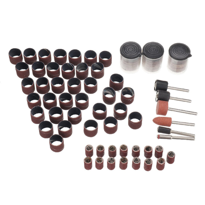 Abrasive Tools Sanding Bands Set 206pcs Sanding Drum Set With Sanding Mandrels For Dremel Rotary Tool Image 1