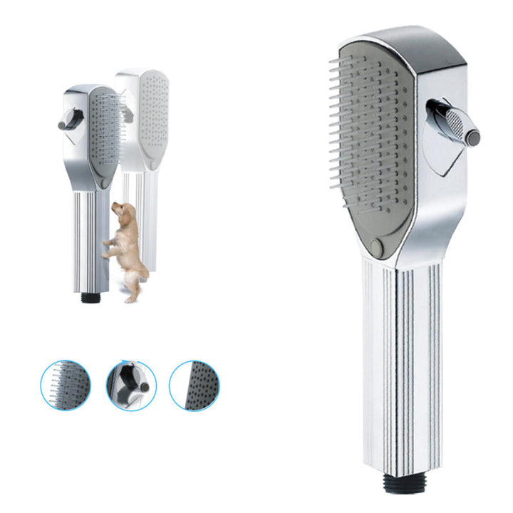 ABS Handheld Bathroom Faucet Comb Shower Head Water Saving Tap w, Switch Image 1