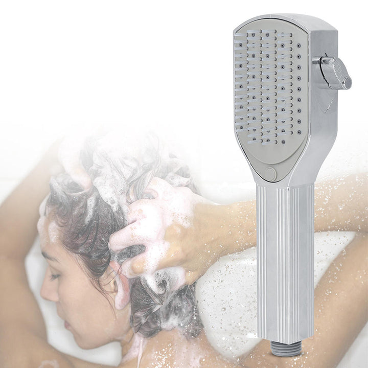 ABS Handheld Bathroom Faucet Comb Shower Head Water Saving Tap w, Switch Image 3