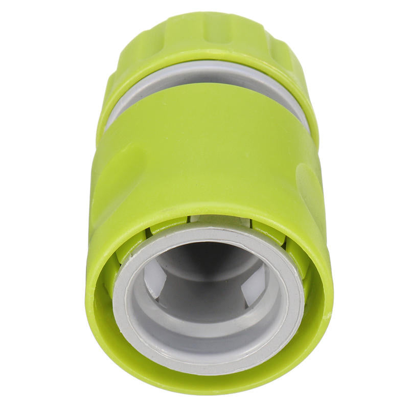 ABS Plastic Water Tap Hose Pipe Connector Quick Coupler with Stop Green Image 3