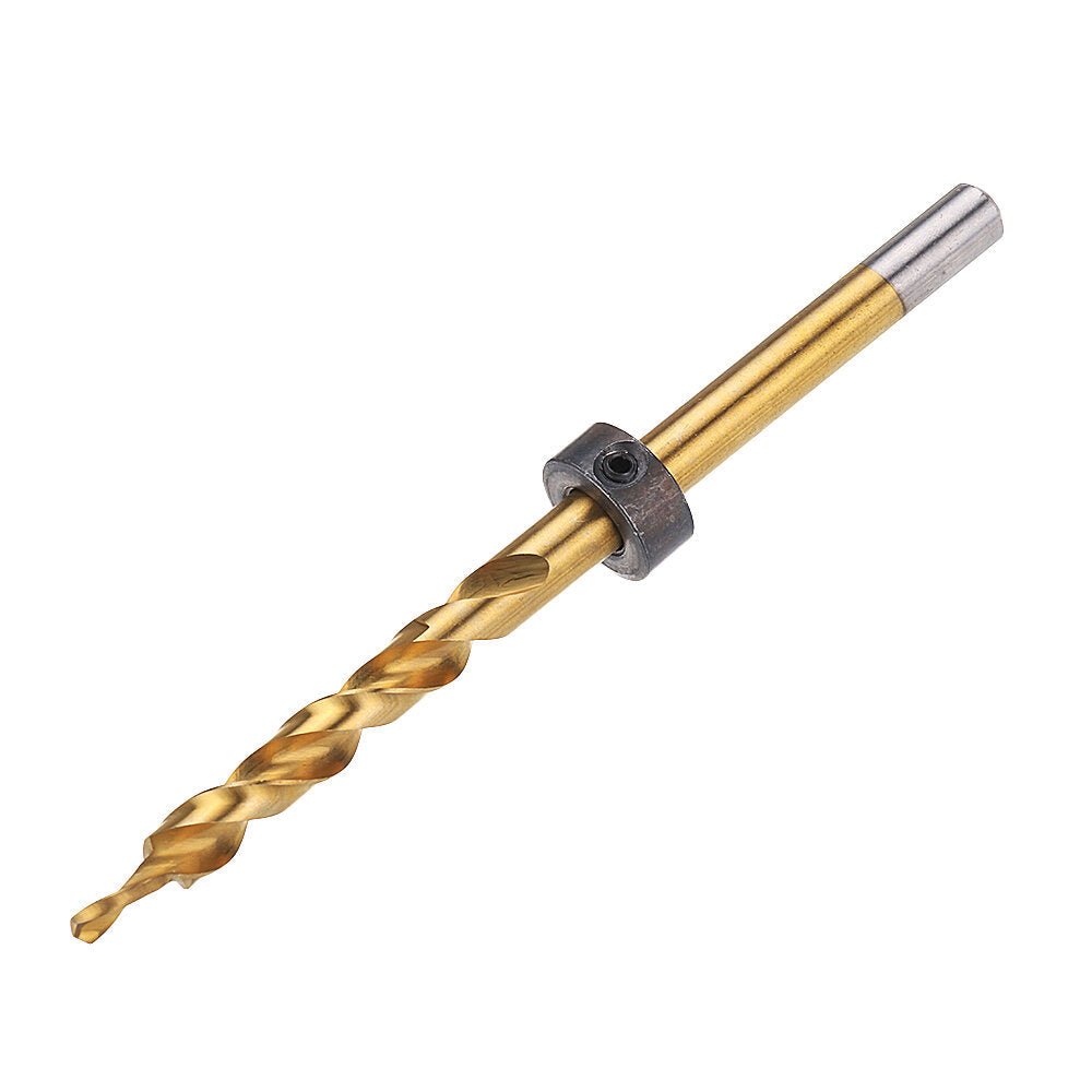 9.5mm Twist Step Drill Bit 3,8" Round,Hex Shank Drill for Woodworking Pocket Hole Jig Image 2