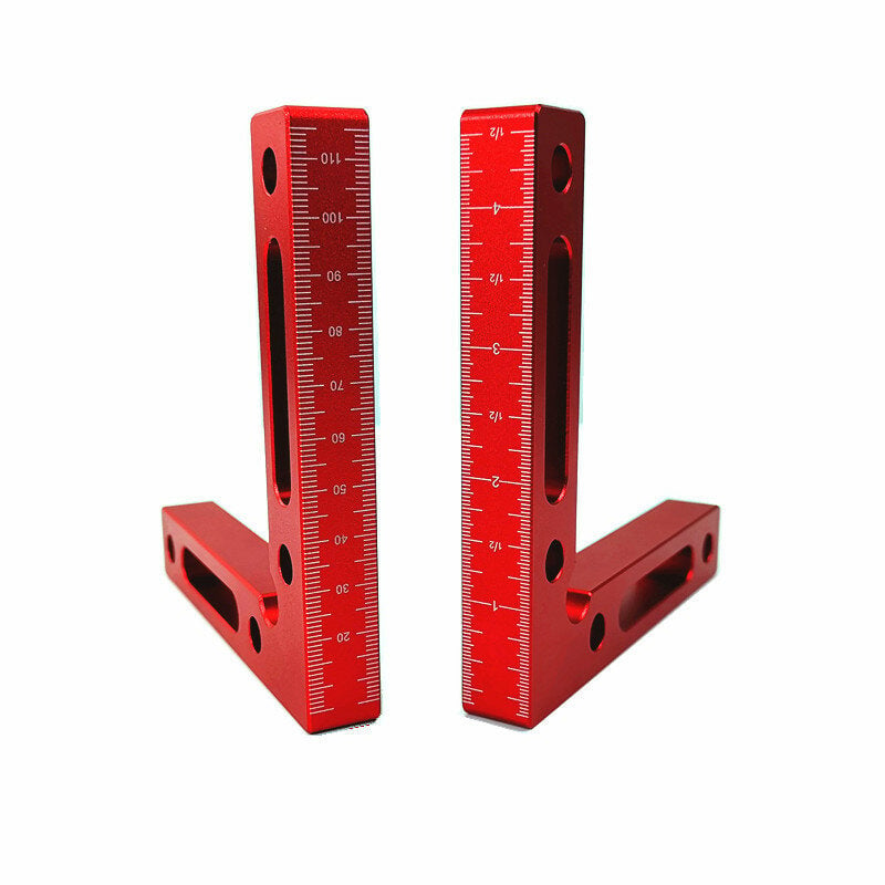 90 Degree Aluminium Alloy Positioning Squares Right Angle Ruler Woodworking Ruler Image 2