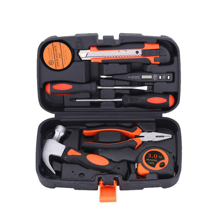 9,25,82,100 Pcs Household Repair Tool Kit Set Hammer Ruler Hand Tool Kit With Plastic Toolbox Image 5