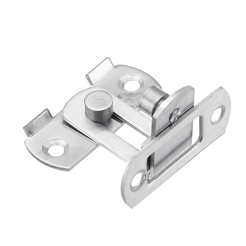 90 Degree Buckle Bolt Barn Door Lock Latch Hasp Sliding Door Buckle for Toilet Doors and Windows Image 6