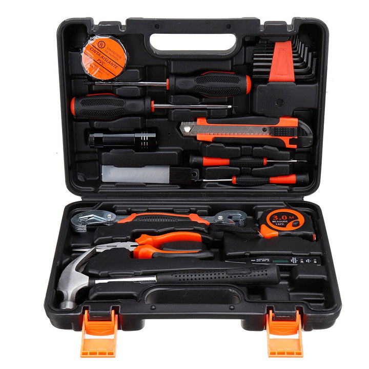 9,25,82,100 Pcs Household Repair Tool Kit Set Hammer Ruler Hand Tool Kit With Plastic Toolbox Image 7