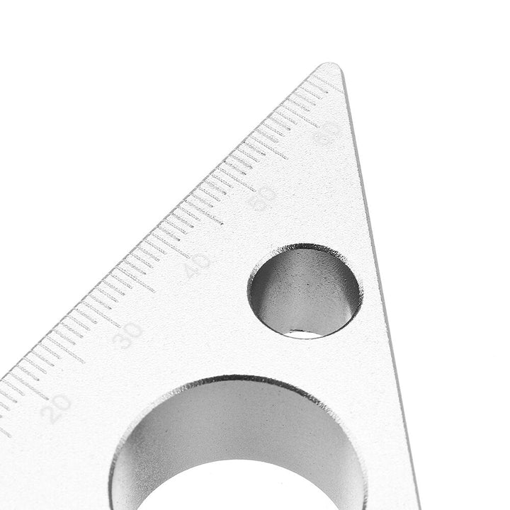 90 Degrees Aluminum Alloy Height Ruler Metric Inch Woodworking Triangular Ruler Image 6