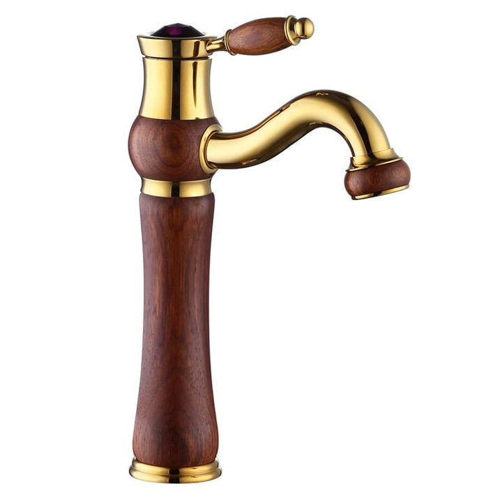 Antique Copper Bathroom Basin Faucet Tap Hot and Cold Water Single Hole Deck Mount Mixer G1,2 Image 1