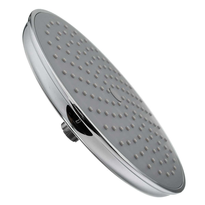 9 Inch Oversized Round Panel Top Spray Shower Head Bathroom Rainfall High Pressure Rain Water Saving Image 1