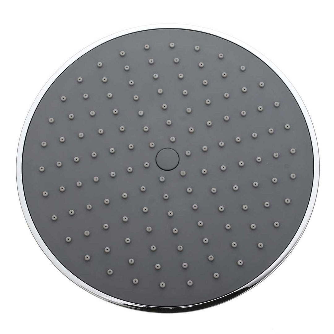 9 Inch Oversized Round Panel Top Spray Shower Head Bathroom Rainfall High Pressure Rain Water Saving Image 4