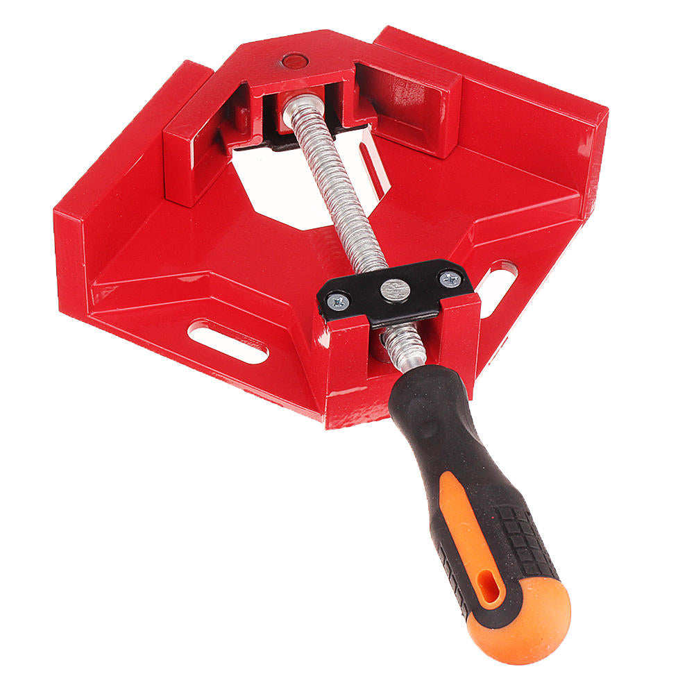 90 Degree Corner Right Angle Clamp Vice Grip Woodworking Quick Fixture Aluminum Alloy Tool Clamps Single Handle Image 2