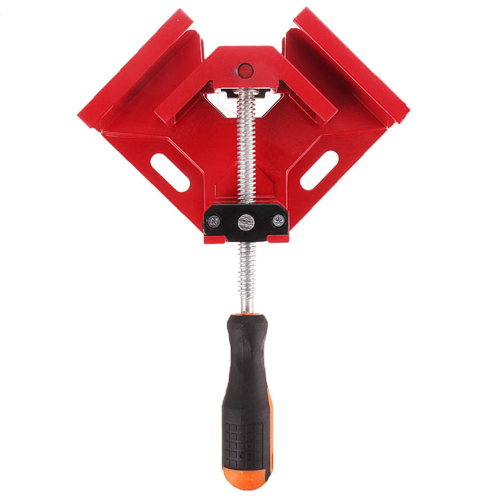 90 Degree Corner Right Angle Clamp Vice Grip Woodworking Quick Fixture Aluminum Alloy Tool Clamps Single Handle Image 3