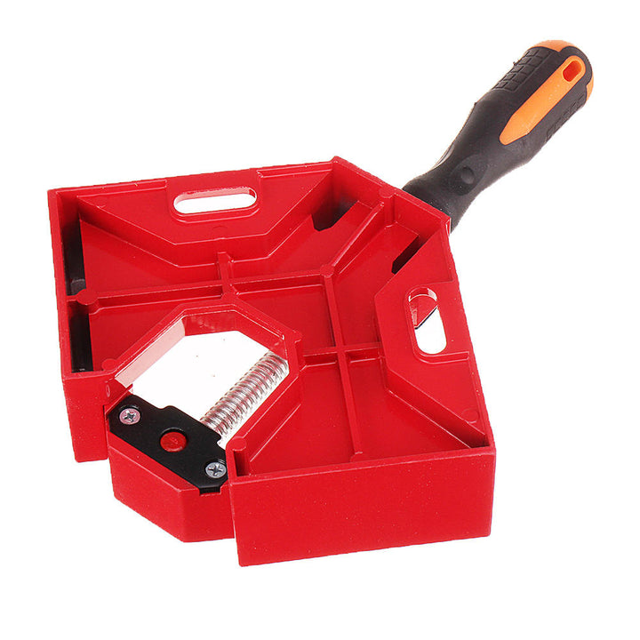 90 Degree Corner Right Angle Clamp Vice Grip Woodworking Quick Fixture Aluminum Alloy Tool Clamps Single Handle Image 7